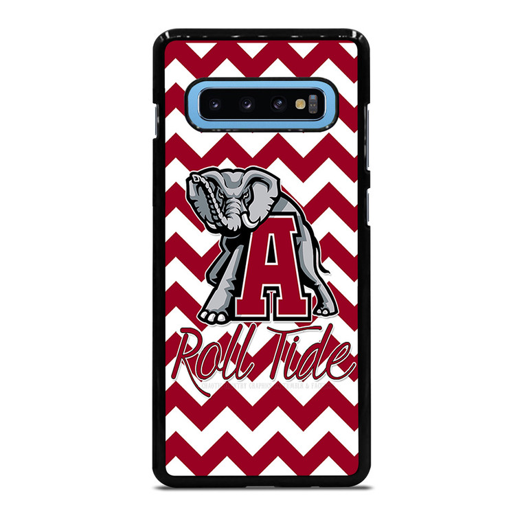 ALABAMA CRIMSON TIDE STRIP ROLL Samsung Galaxy S10 Plus Case