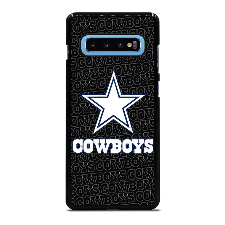 DALLAS COWBOYS FOOTBALL BLACK WALL Samsung Galaxy S10 Plus Case