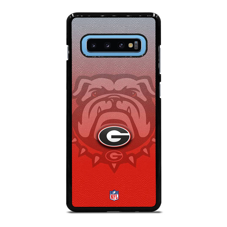 GEORGIA BULLDOGS FOOTBALL RED Samsung Galaxy S10 Plus Case