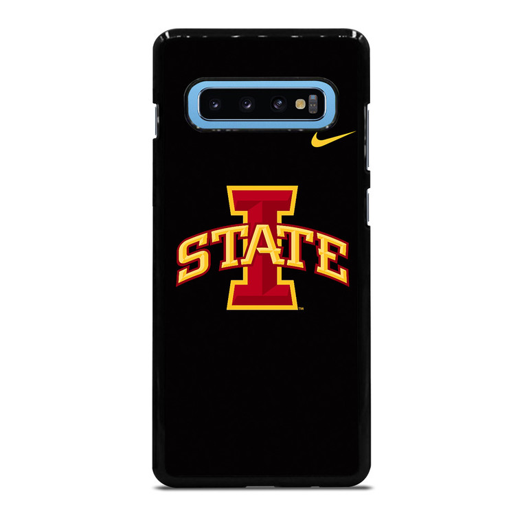 IOWA STATE FOOTBALL BLACK WALLPAPER Samsung Galaxy S10 Plus Case