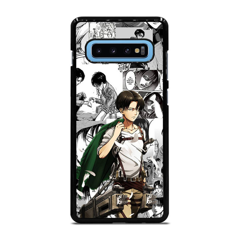 LEVI ACKERMAN CARTOON MANGA ATTACK ON TITAN Samsung Galaxy S10 Plus Case