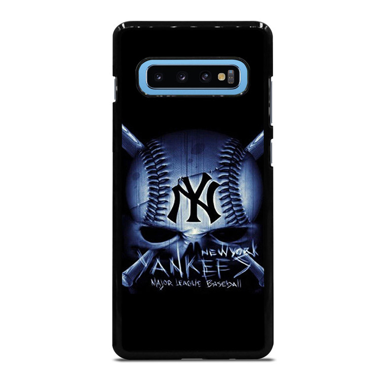 NEW YORK YANKEES BASEBALL SKULL Samsung Galaxy S10 Plus Case