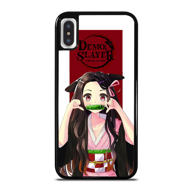 ANIME DEMON SLAYER KIMETSU NO YAIBA CUTE NEZUKO iPhone X / XS Case ANIME DEMON SLAYER KIMETSU NO YAIBA CUTE NEZUKO iPhone X / XS Case