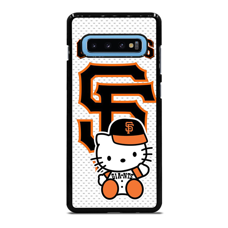 SAN FRANCISCO GIANTS MLB HELLO KITTY Samsung Galaxy S10 Plus Case SAN FRANCISCO GIANTS MLB HELLO KITTY Samsung Galaxy S10 Plus Case