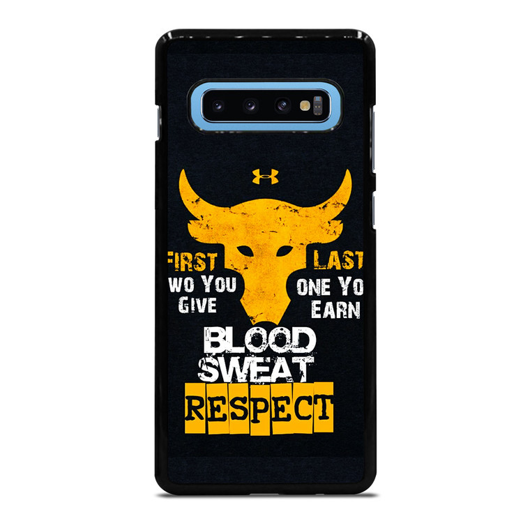 UNDER ARMOUR PROJECT ROCK BLOOD SWEAT Samsung Galaxy S10 Plus Case
