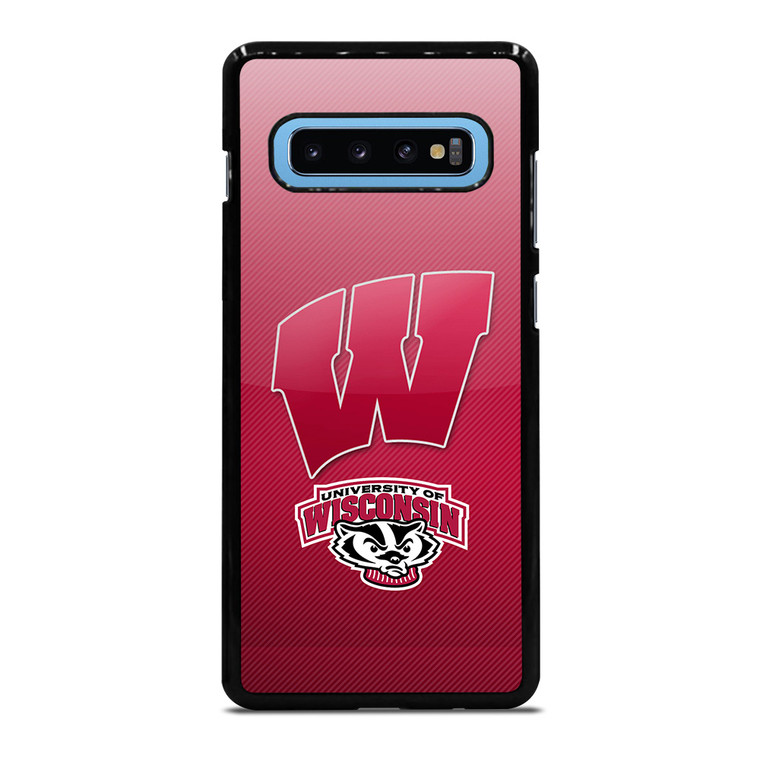 WISCONSIN BADGER LOGO UNIVERSITY FOOTBALL TEAM Samsung Galaxy S10 Plus Case