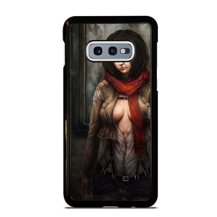 ATTACK ON TITAN MIKASA ACKERMAN DARK Samsung Galaxy S10e Case