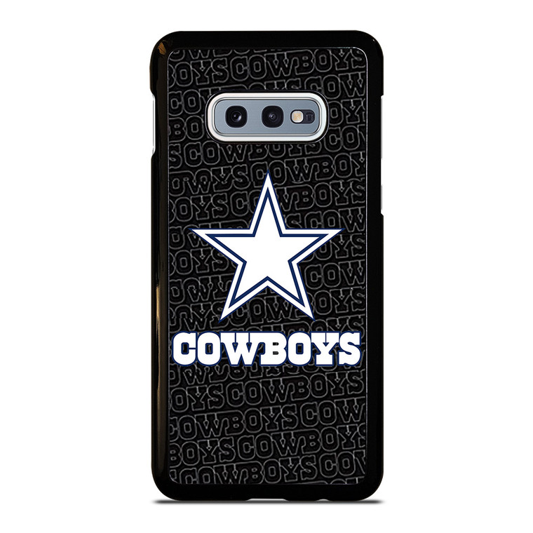 DALLAS COWBOYS FOOTBALL BLACK WALL Samsung Galaxy S10e Case