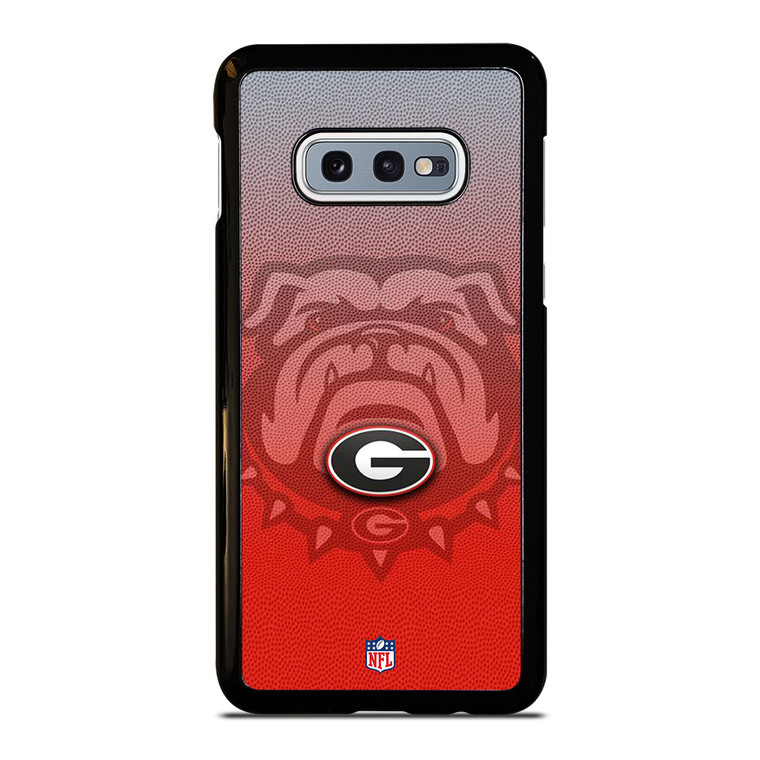 GEORGIA BULLDOGS FOOTBALL RED Samsung Galaxy S10e Case