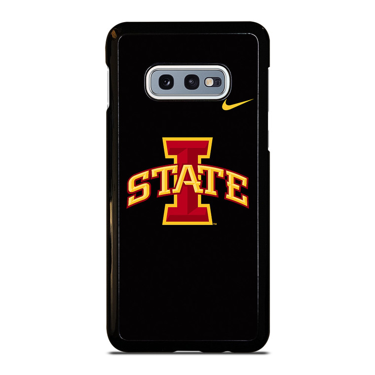 IOWA STATE FOOTBALL BLACK WALLPAPER Samsung Galaxy S10e Case