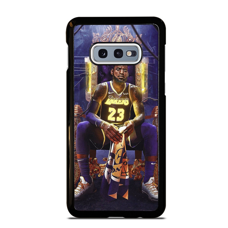 LEBRON JAMES LAKERS KING SITDOWN Samsung Galaxy S10e Case
