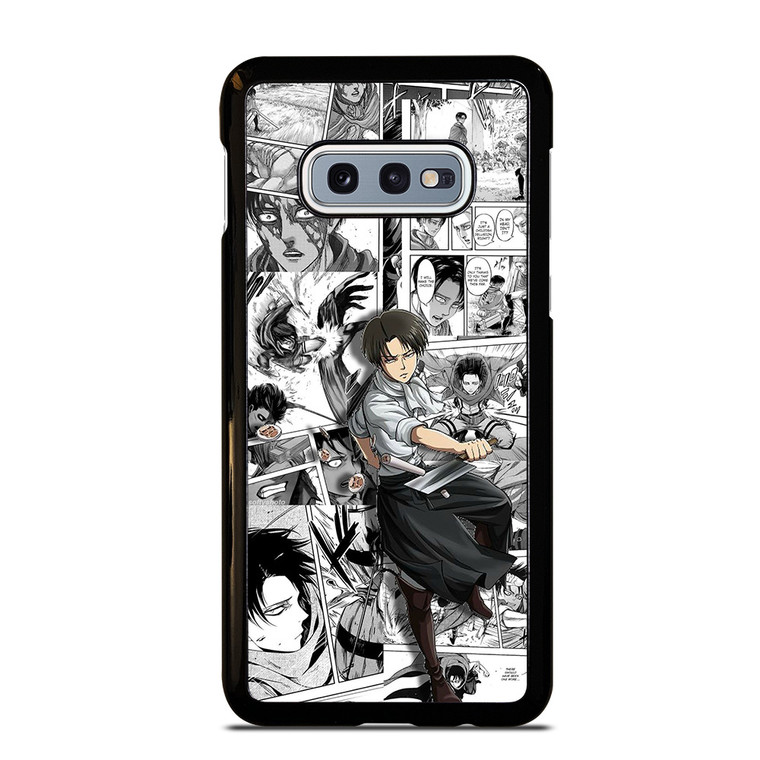 LEVI ACKERMAN ATTACK ON TITAN MANGA CARTOON Samsung Galaxy S10e Case