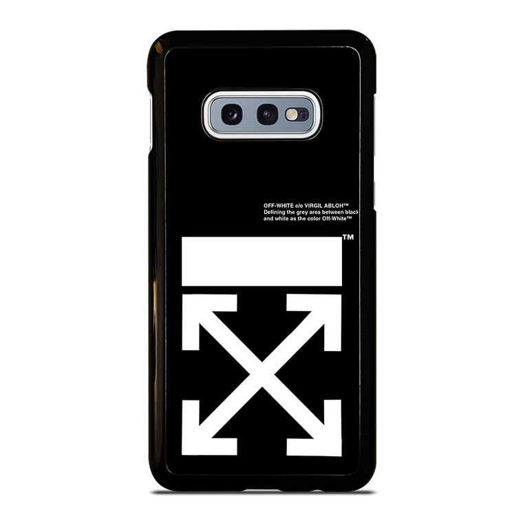 OFF WHITE BLACK WHITE Samsung Galaxy S10e Case