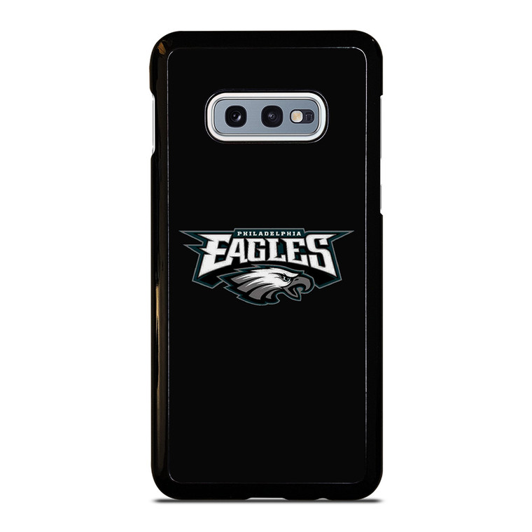 PHILADELPHIA EAGLES LOGO BLACK Samsung Galaxy S10e Case