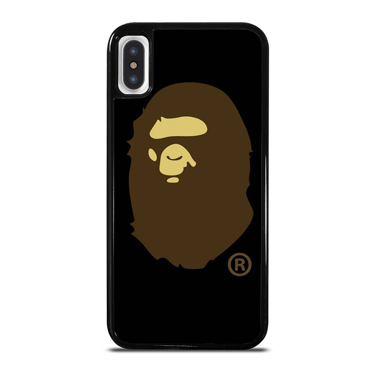 BAPE LOGO BROWN iPhone X / XS Case