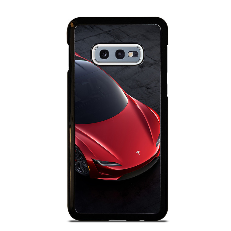 TESLA RED ELECTRIC CAR Samsung Galaxy S10e Case