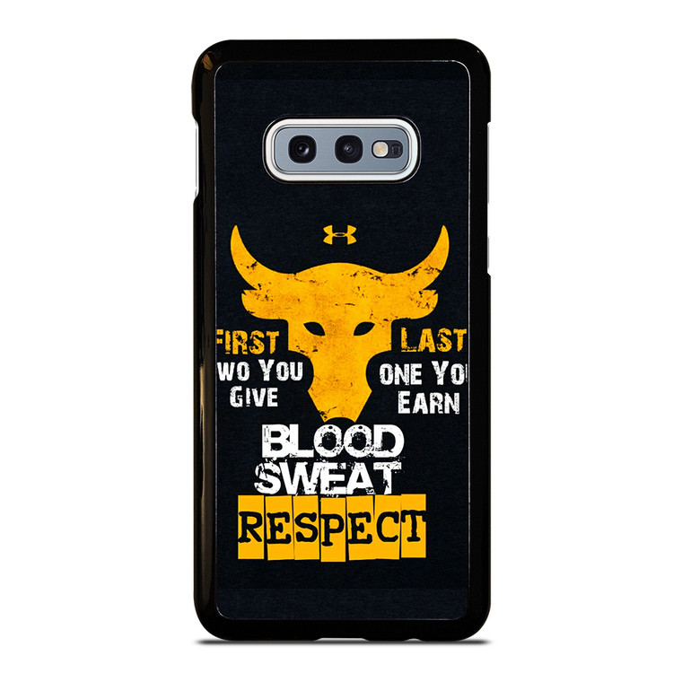 UNDER ARMOUR PROJECT ROCK BLOOD SWEAT Samsung Galaxy S10e Case