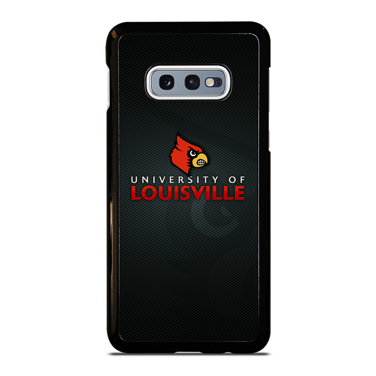 UNIVERSITY OF LOUISVILLE CARDINALS FOOTBALL LOGO MASCOT Samsung Galaxy S10e Case