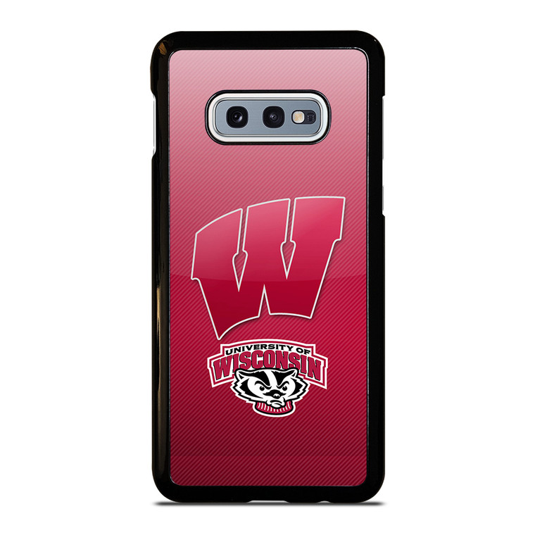 WISCONSIN BADGER LOGO UNIVERSITY FOOTBALL TEAM Samsung Galaxy S10e Case