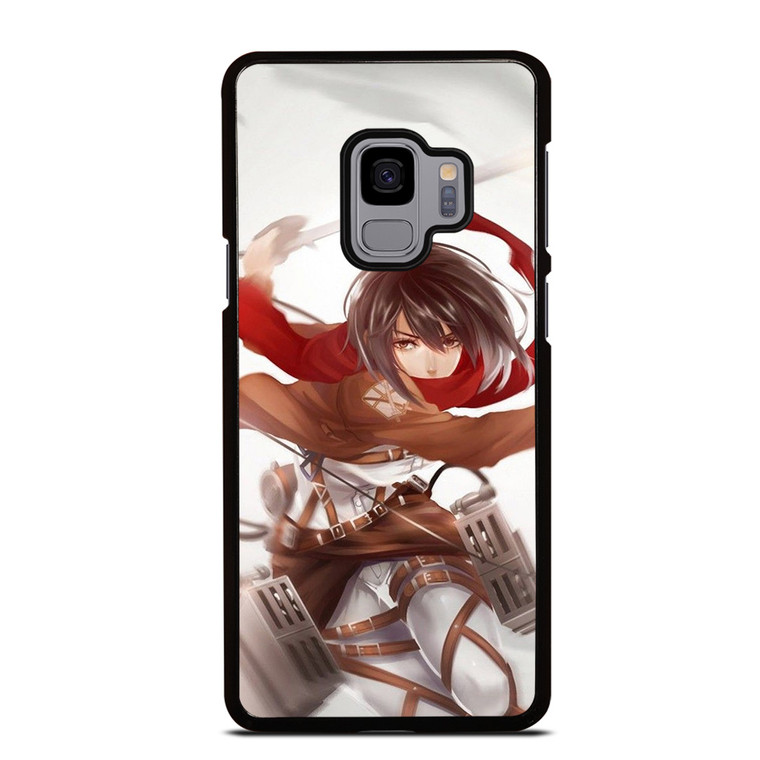 ATTACK ON TITAN MIKASA ACKERMAN ANIME MANGA Samsung Galaxy S9 Case