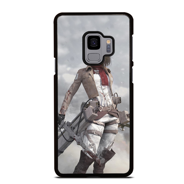 ATTACK ON TITAN MIKASA ACKERMAN SNOW Samsung Galaxy S9 Case