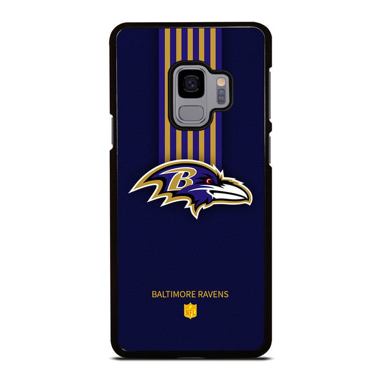 BALTIMORE RAVENS STRIP Samsung Galaxy S9 Case