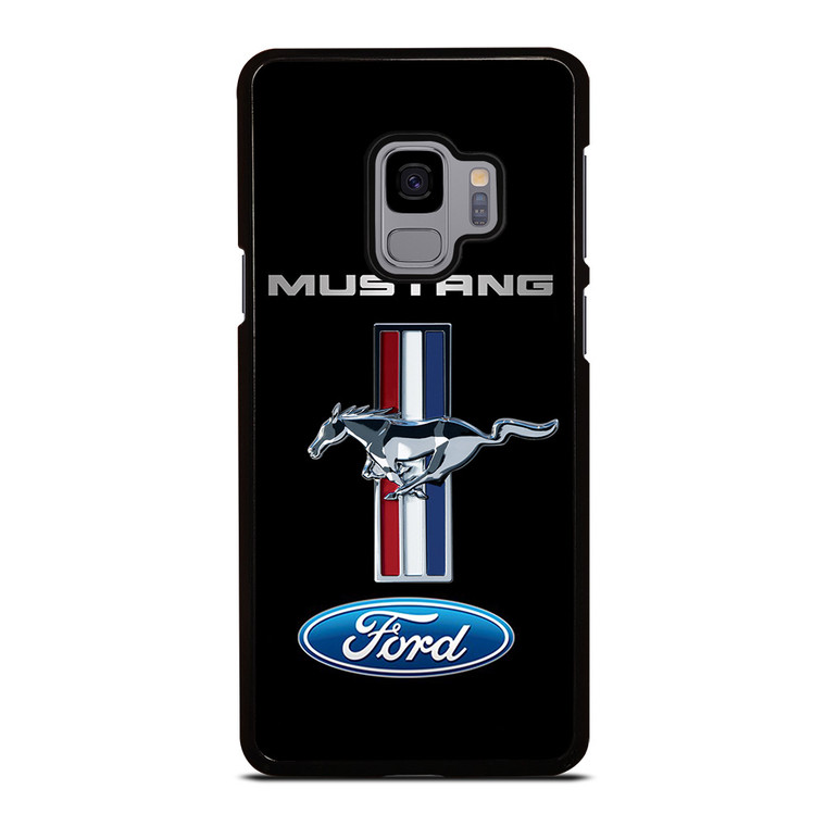 FORD MUSTANG STRIPS EMBLEM Samsung Galaxy S9 Case
