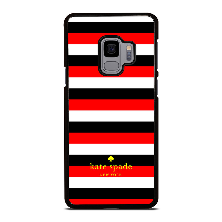KATE SPADE PATTERN RED BLACK Samsung Galaxy S9 Case