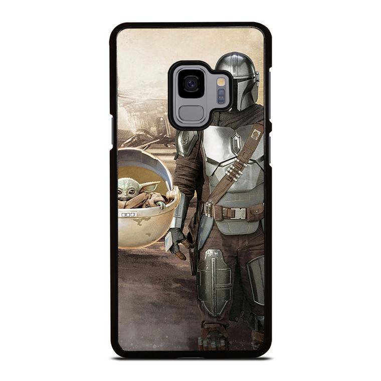 MANDALORIAN AND BABY YODA STAR WARS Samsung Galaxy S9 Case