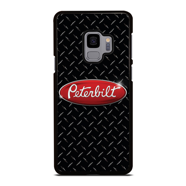 PETERBILT TRUCK PLATE BLACK Samsung Galaxy S9 Case