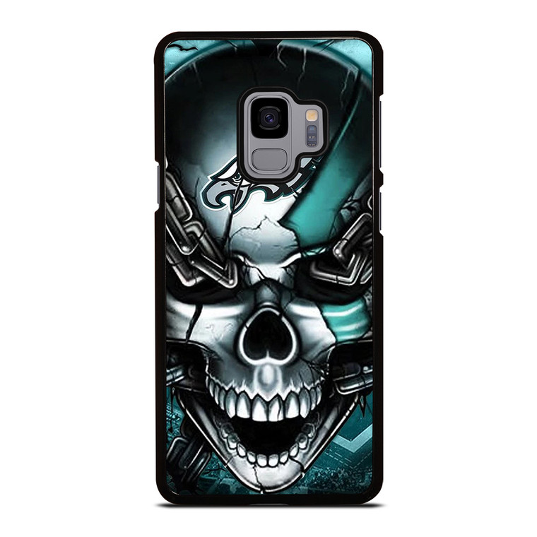 PHILADELPHIA EAGLES SKULL LOGO Samsung Galaxy S9 Case