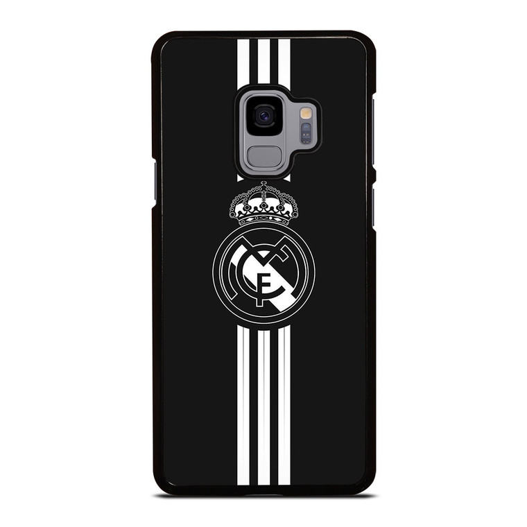 REAL MADRID FC LOGO BLACK WHITE Samsung Galaxy S9 Case