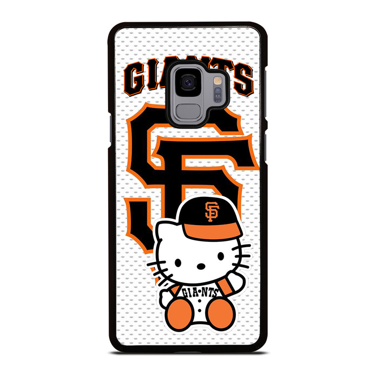 SAN FRANCISCO GIANTS MLB HELLO KITTY Samsung Galaxy S9 Case SAN FRANCISCO GIANTS MLB HELLO KITTY Samsung Galaxy S9 Case