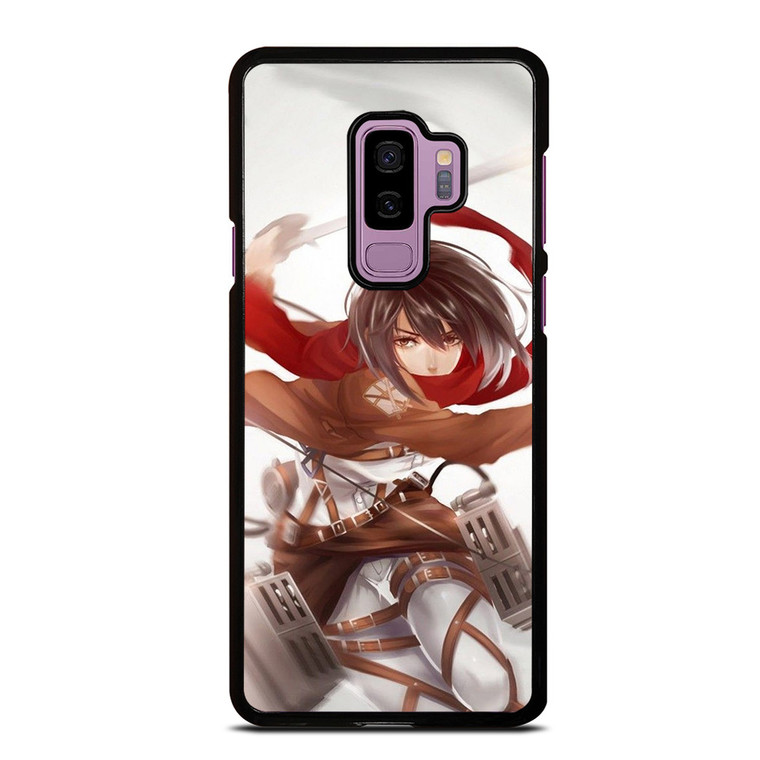 ATTACK ON TITAN MIKASA ACKERMAN ANIME MANGA Samsung Galaxy S9 Plus Case