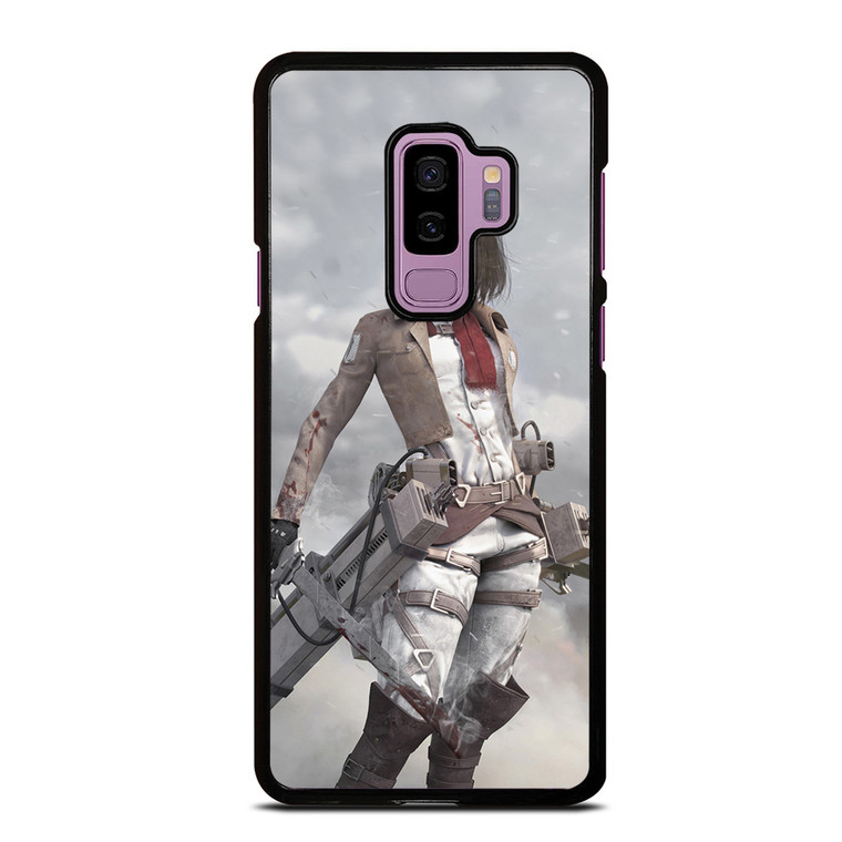 ATTACK ON TITAN MIKASA ACKERMAN SNOW Samsung Galaxy S9 Plus Case