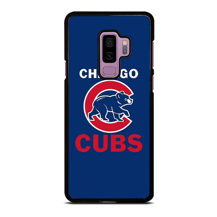 CHICAGO CUBS BLUE RED LOGO BASEBALL Samsung Galaxy S9 Plus Case