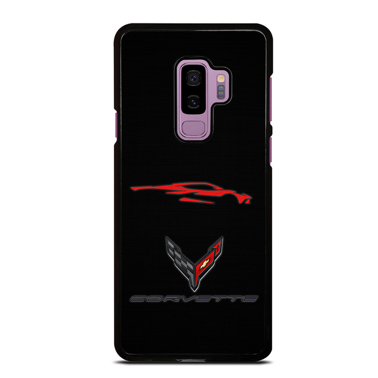 CORVETTE STINGRAY C8 CAR LOGO Samsung Galaxy S9 Plus Case