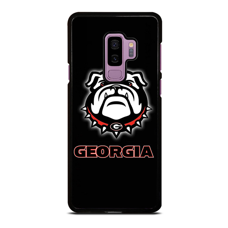 GEORGIA BULLDOGS BLACK WALL Samsung Galaxy S9 Plus Case