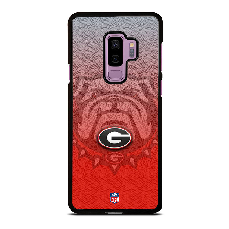 GEORGIA BULLDOGS FOOTBALL RED Samsung Galaxy S9 Plus Case