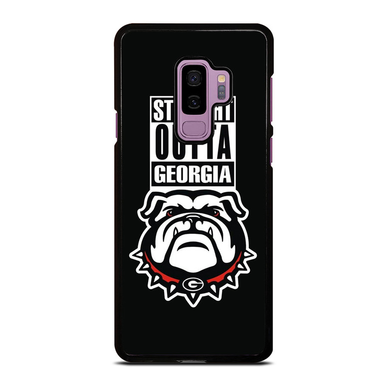 GEORGIA BULLDOGS UGA STRAIGHT OUTTA Samsung Galaxy S9 Plus Case