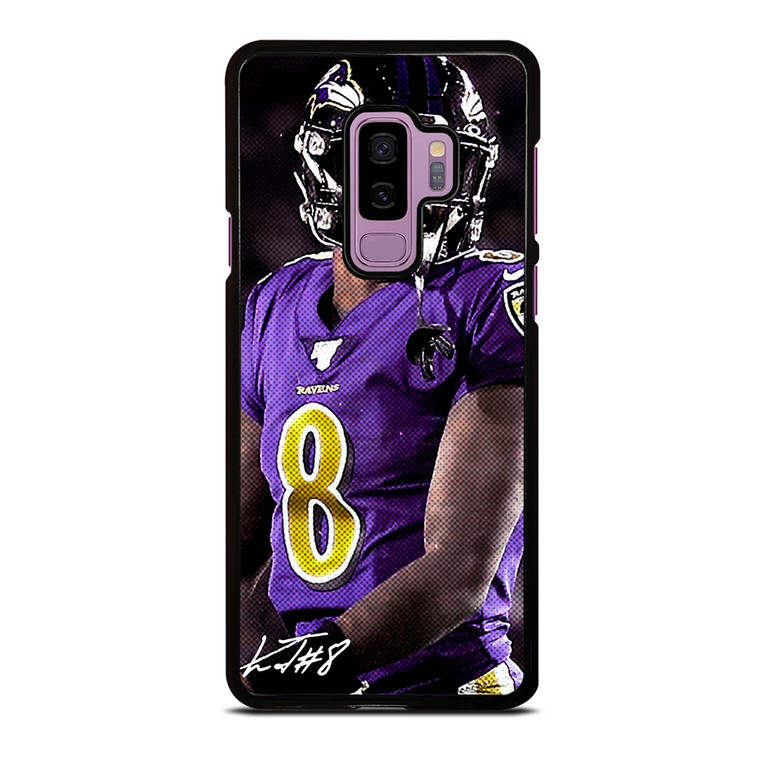 LAMAR JACKSON BALTIMORE RAVENS SIGNATURE Samsung Galaxy S9 Plus Case