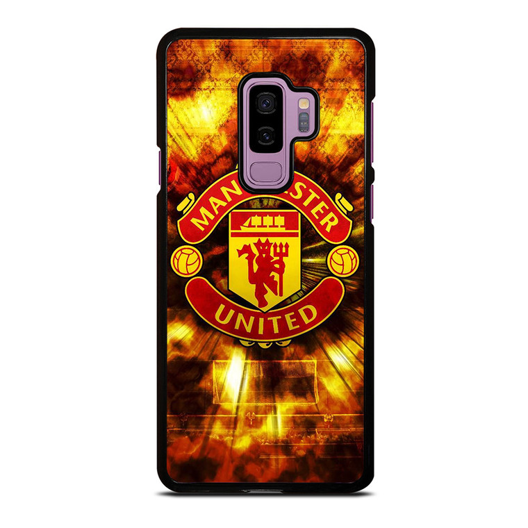 MANCHESTER UNITED FOOTBALL CLUB ON FIRE Samsung Galaxy S9 Plus Case