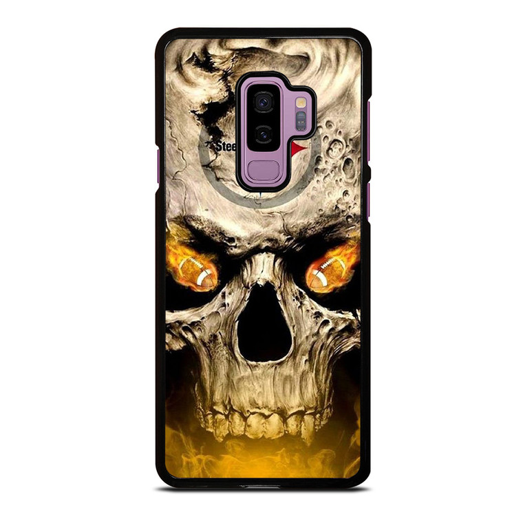 PITTSBURGH STEELERS FOOTBALL SKULL Samsung Galaxy S9 Plus Case