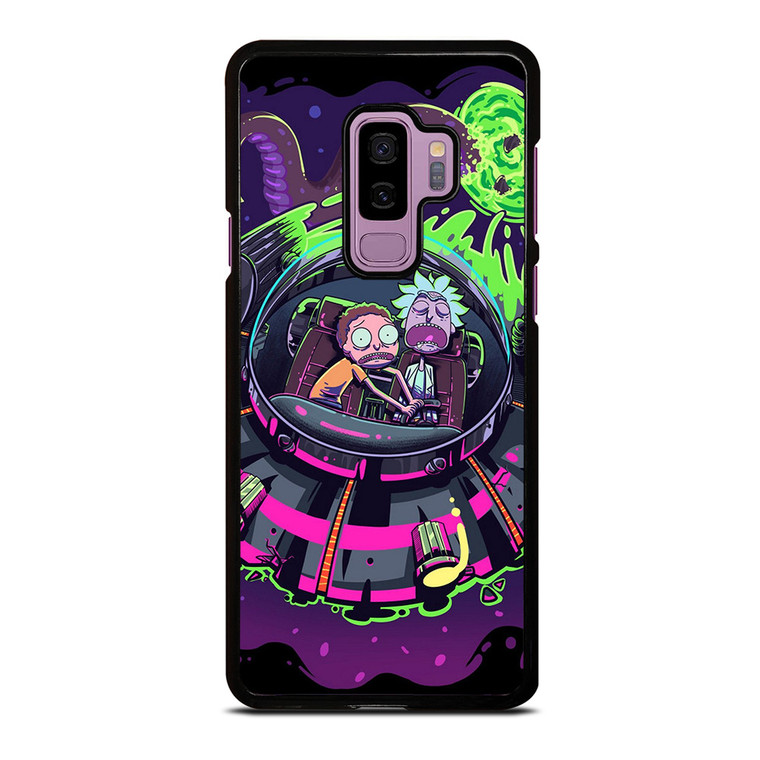 RICK AND MORTY UFO ART Samsung Galaxy S9 Plus Case