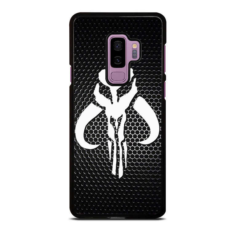 STAR WARS MANDALORIAN LOGO CARBON Samsung Galaxy S9 Plus Case