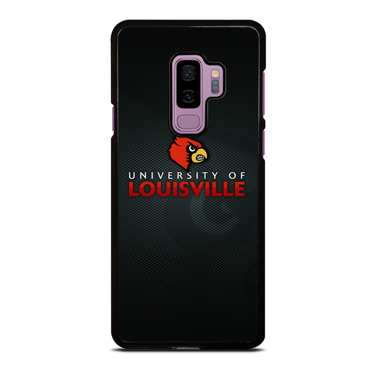 UNIVERSITY OF LOUISVILLE CARDINALS FOOTBALL LOGO MASCOT Samsung Galaxy S9 Plus Case