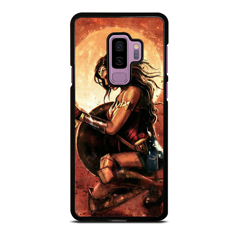 WONDER WOMAN SUPER HERO DC ART Samsung Galaxy S9 Plus Case