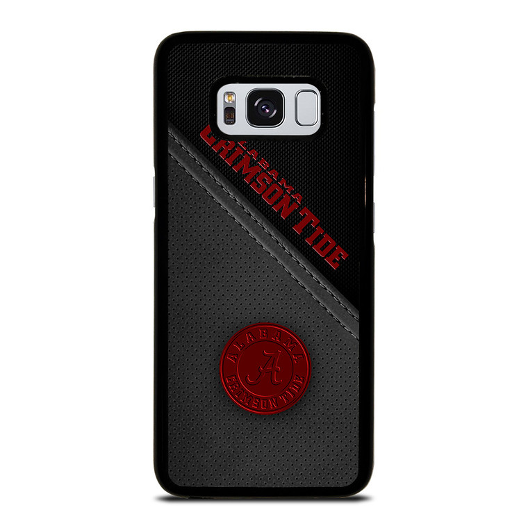 ALABAMA CRIMSON TIDE LEATHER Samsung Galaxy S8 Case