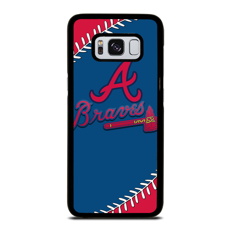 ATLANTA BRAVES ICON BALL BASEBALL Samsung Galaxy S8 Case