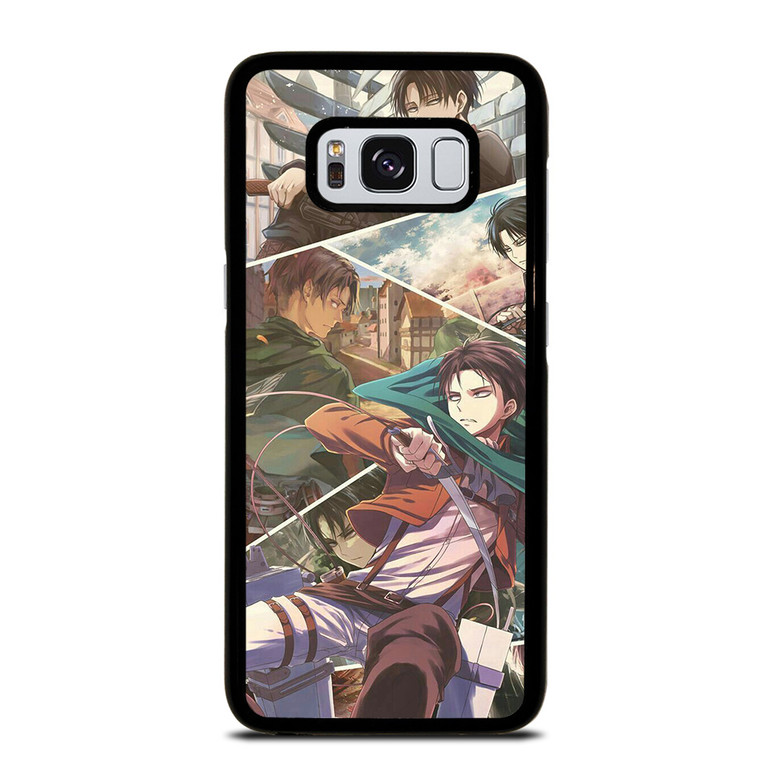 ATTACK ON TITAN LEVI ACKERMAN ANIME Samsung Galaxy S8 Case